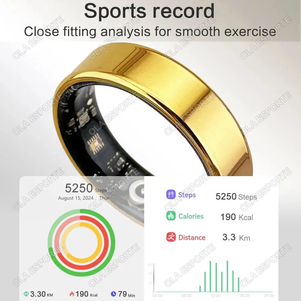 2025 Smart Ring Bluetooth Monitor