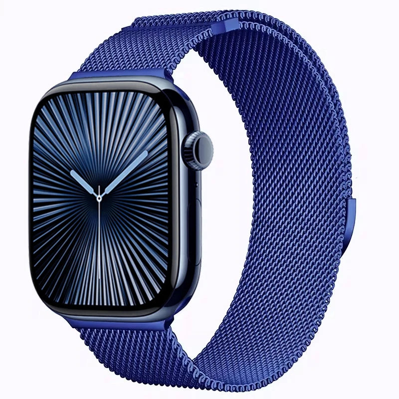 Metal Milanese Strap for Apple Watch Band Ultra3/2 49mm 11 10 9 8 7 Magnetic Bracelet iWatch 6 5 4 SE2 46mm 45mm 41mm 44mm 40mm