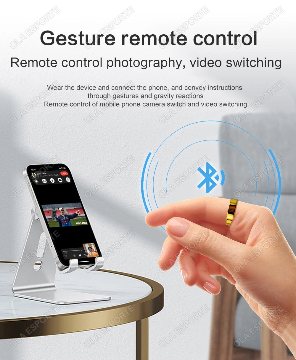 2025 Smart Ring Bluetooth Monitor