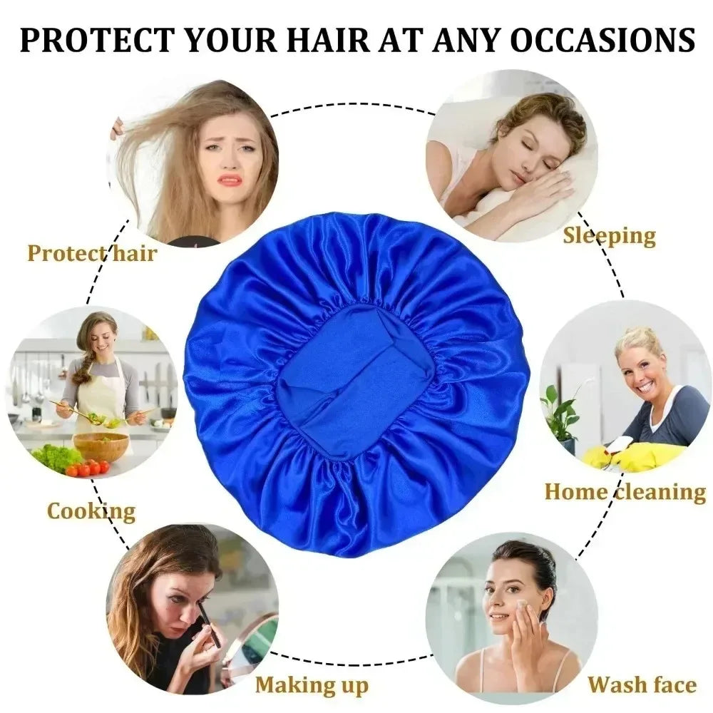 Vanessa - Double Layer Satin Hair Cap