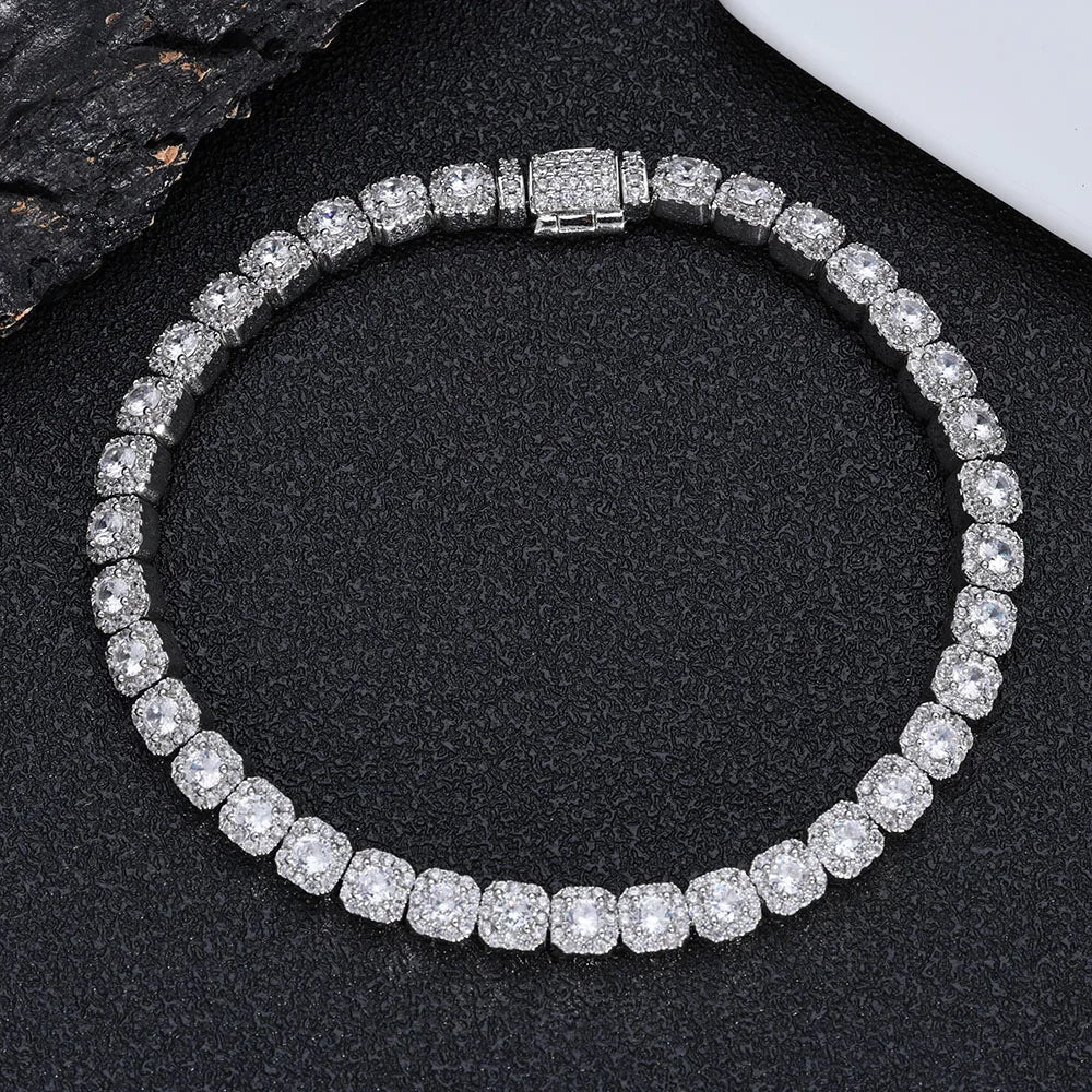 Janice - Iced Tennis Bracelet 18k Gold Plated
