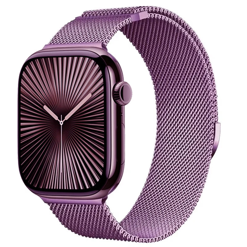 Metal Milanese Strap for Apple Watch Band Ultra3/2 49mm 11 10 9 8 7 Magnetic Bracelet iWatch 6 5 4 SE2 46mm 45mm 41mm 44mm 40mm